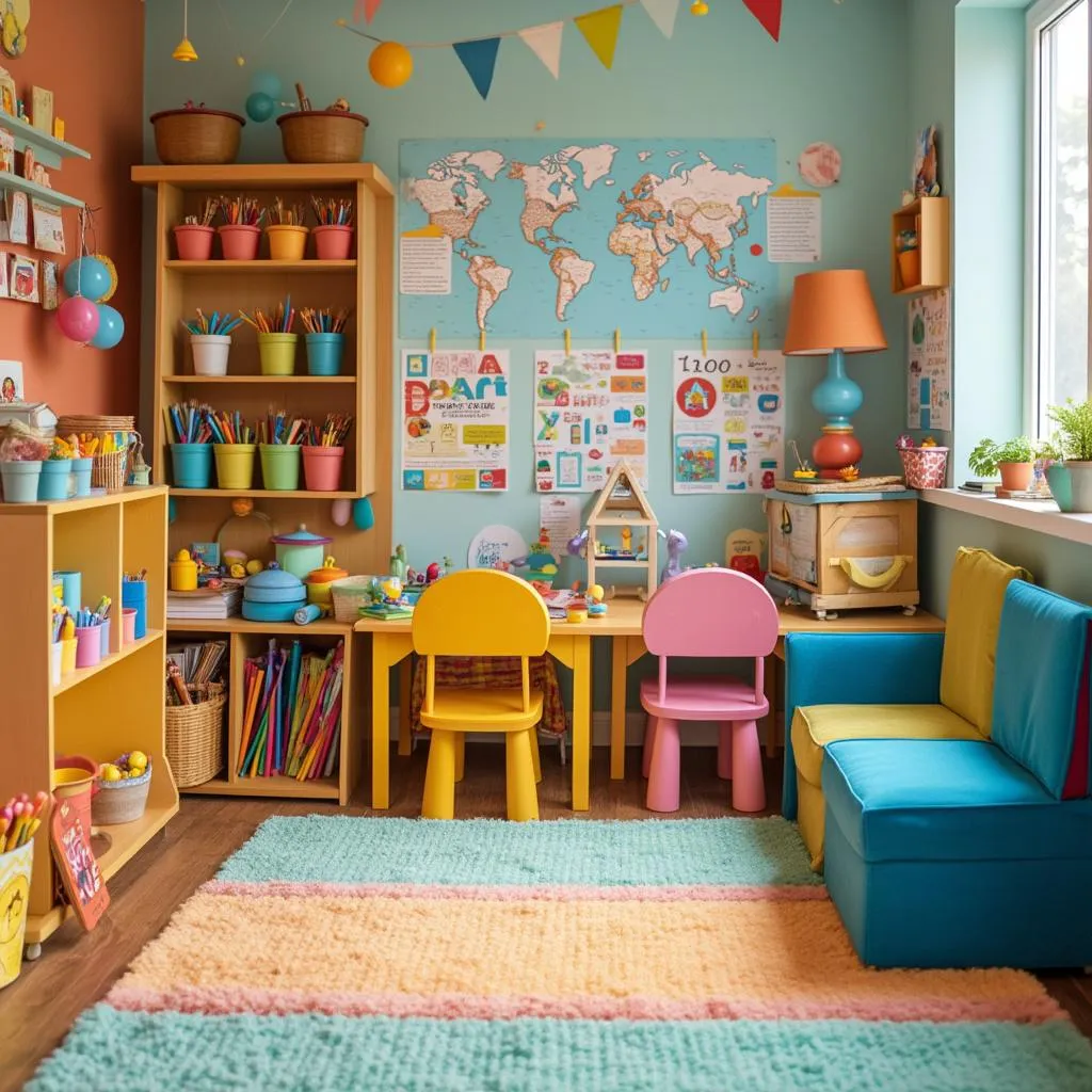 Espacio de juegos para terapia infantil